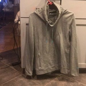 North face pull over cowl neck. Worn in house once